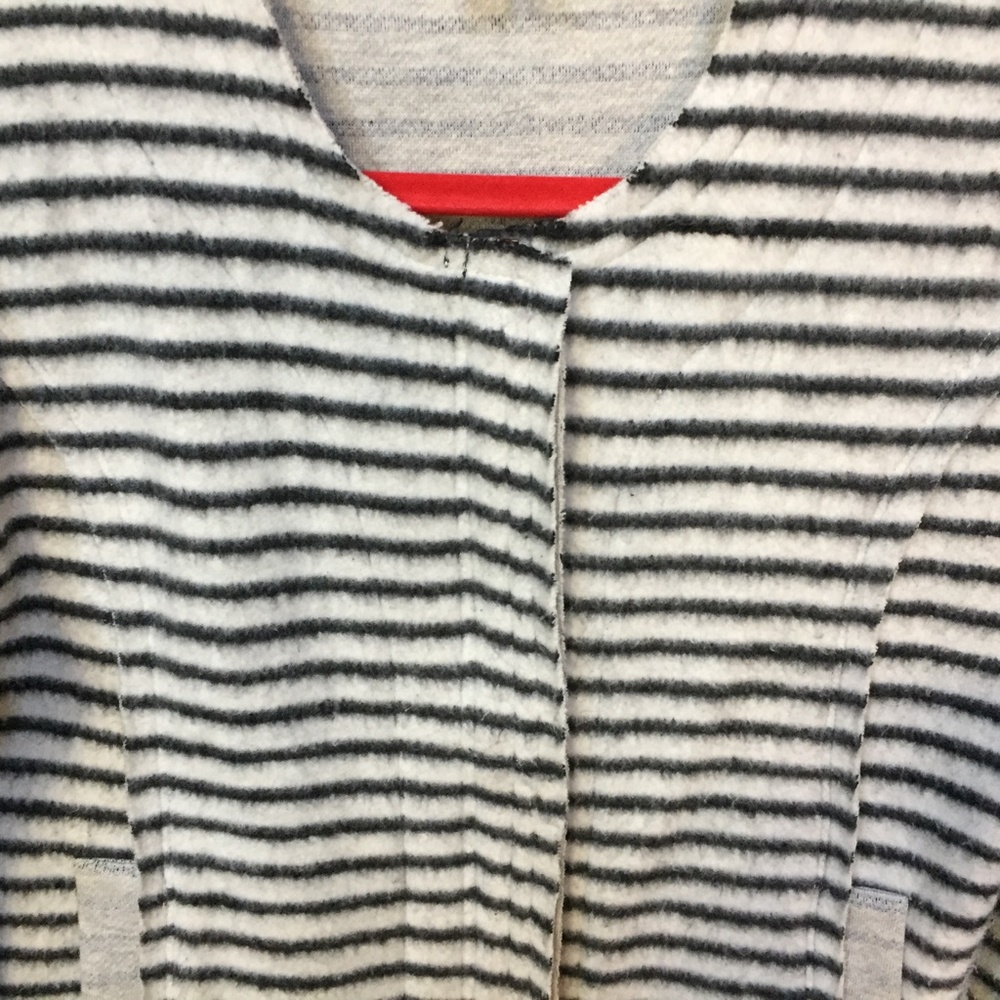 Dolan Gray & White Striped Zip Jacket - Picture 6 of 15